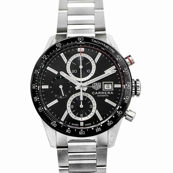  TAG Heuer Carrera Calibre 16 CBM2110.BA0651 - Carrera Calibre 16 Automatic Black Dial Men's Watch </h1> 