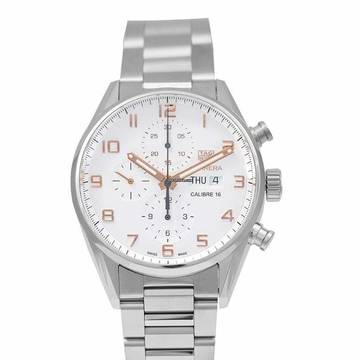  TAG Heuer Carrera Calibre 16 CV2A1AC.BA0738 - Carrera Calibre 16 DD Automatic White Dial Men's Watch </h1> 