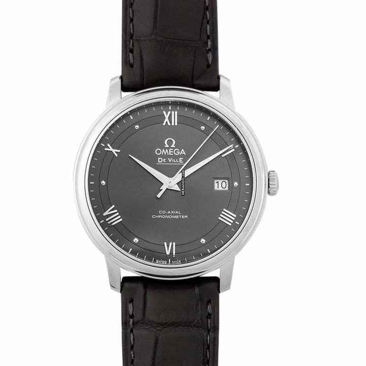  Omega De Ville Prestige 424.13.40.20.06.001 - De Ville Prestige Co-Axial 39.5 mm Automatic Grey Dial Men's Watch </h1> 
