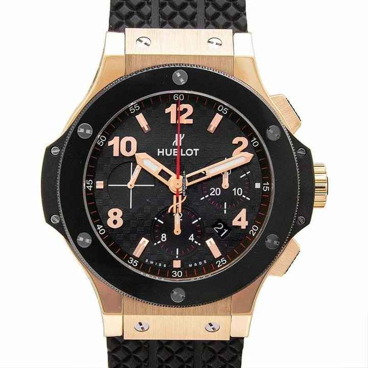  Hublot Big Bang 44 mm 301.PB.131.RX - Big Bang Gold Ceramic Automatic Black Dial 18kt Rose Gold Men's Watch </h1> 
