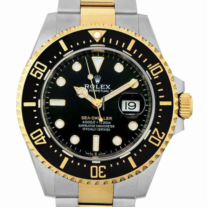  Rolex Sea-Dweller 126603-0001 - Sea-Dweller Oystersteel and 18 ct Yellow Gold Automatic Black Dial Unisex Wa </h1> 