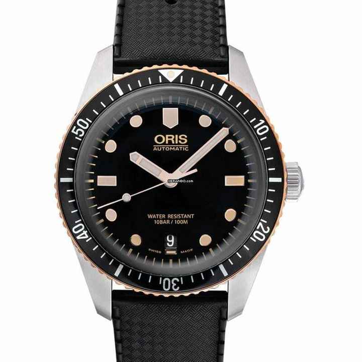  Oris Divers Sixty Five 01 733 7707 4354-07 4 20 18 - Divers Sixty-Five Automatic Black Dial Men's Watch </h1> 