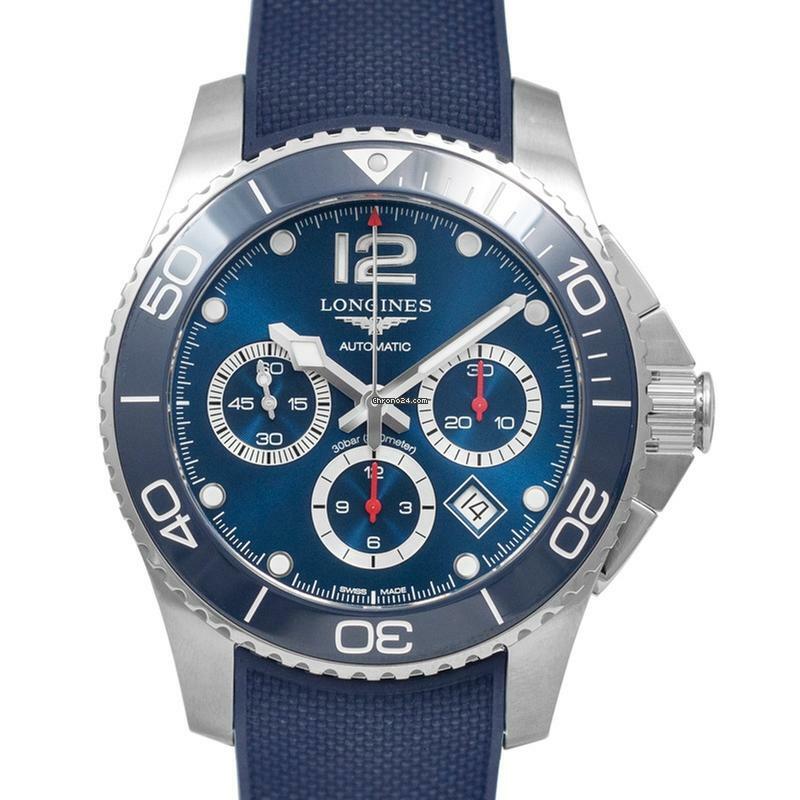  Longines HydroConquest L38834969 - HydroConquest Automatic Chronograph Blue Dial Men's Watch </h1> 