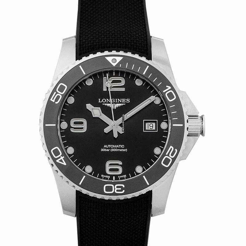  Longines HydroConquest L37814569 - HydroConquest Automatic Black Dial Men's Watch </h1> 