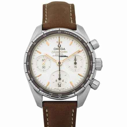  Omega Speedmaster 324.32.38.50.02.001 - Speedmaster Co-Axial Chronograph 38 mm Automatic Silver Dial Steel L </h1> 