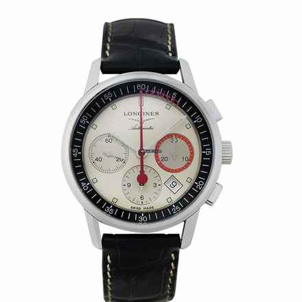  Longines Column-Wheel Chronograph L47544723 - Heritage Chronograph 41 mm Watch </h1> 