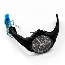 Thumbnail von Longines Conquest L37172569 - Conquest VHP Chronograph Black Rubber Strap Watch 42mm </h1>
