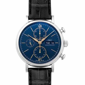  IWC Portofino Chronograph IW391036 - Portofino Chronograph Automatic Blue Dial Men's Watch </h1> 