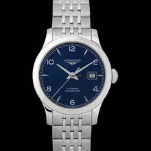 Thumbnail von Longines Record L23214966 - RECORD 30MM BLUE AUTOMATIC CHRONOMETER </h1>