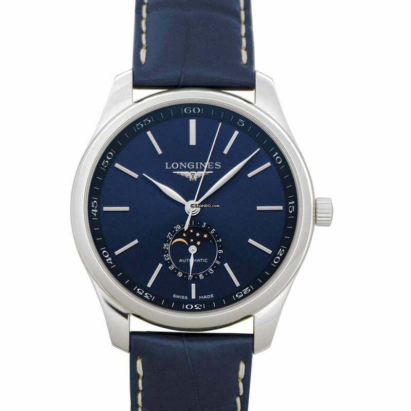 Longines Master Collection L29194920 - The Longines Master Collection Moonphase Automatic Blue Dial Men's Watch </h1>