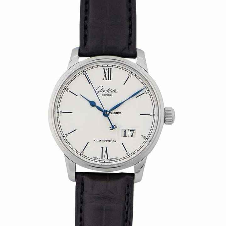  Glashütte Original Senator Excellence 1-36-03-01-02-30 - Senator Excellence Panorama Date Automatic White Dial Men's Watch </h1> 