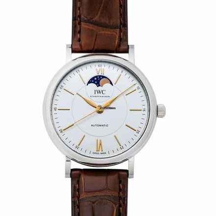  IWC Portofino Automatic IW459401 - Portofino Automatic Moon Phase Automatic Silver Dial Men's Watch </h1> 