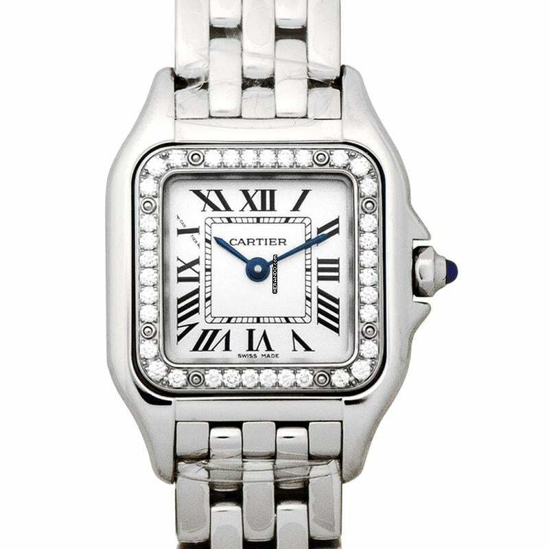  Cartier Panthère W4PN0007 - Panthere de Cartier 22 mm Quartz Silver Dial Diamond Ladies Watch </h1> 