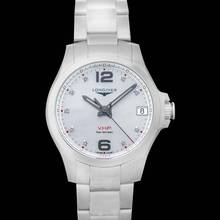 Thumbnail von Longines Conquest L33164876 - Conquest V.H.P. Quartz White Dial Ladies Watch </h1>