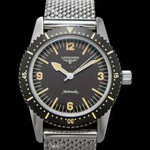 Thumbnail von Longines Heritage L28224566 - Heritage Skin Diver Automatic Black Dial Men's Watch </h1>