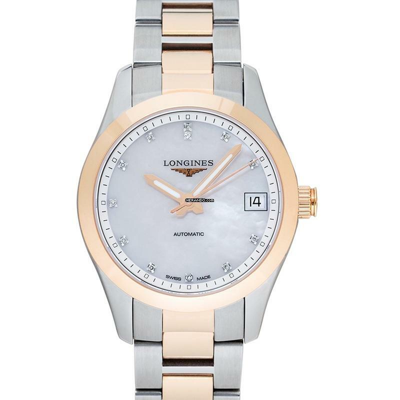 Longines Conquest Classic L23855877 - Conquest Classic Automatic White Dial Ladies Watch </h1>
