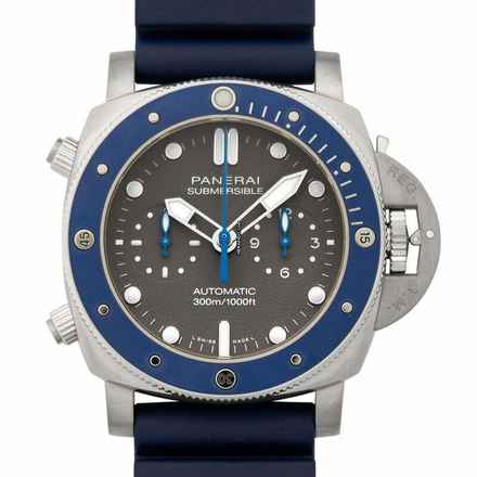  Panerai Submersible PAM00982 - Submersible Chrono Guillaume Nery Edition 47mm Automatic Grey Dial Men's Watch </h1> 