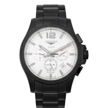  Longines Conquest L37272766 - Conquest V.H.P. Quartz Silver Dial Chronograph Men's Watch </h1> 