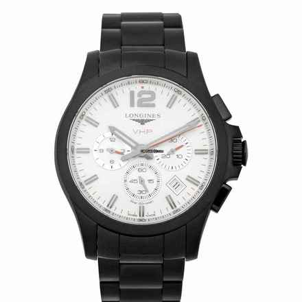  Longines Conquest L37272766 - Conquest V.H.P. Quartz Silver Dial Chronograph Men's Watch </h1> 