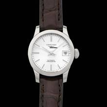 Thumbnail von Longines Record L23204722 - Record Automatic Silver Dial Ladies Watch </h1>