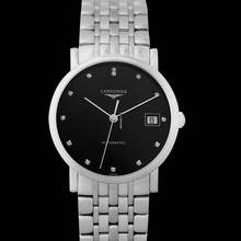 Thumbnail von Longines Elegant L48094576 - The Longines Elegant Collection Automatic Black Dial Ladies Watch </h1>