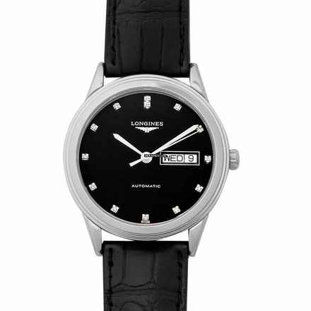  Longines Flagship L48994572 - Flagship Automatic Black Dial Men's Watch </h1> 