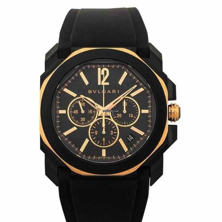  Bulgari Octo 103075 - Octo L'Originale Automatic Black Dial Men's Watch </h1> 
