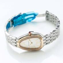 Thumbnail von Bulgari Serpenti 103143 - Serpenti Quartz White Dial Steel Ladies Watch </h1>