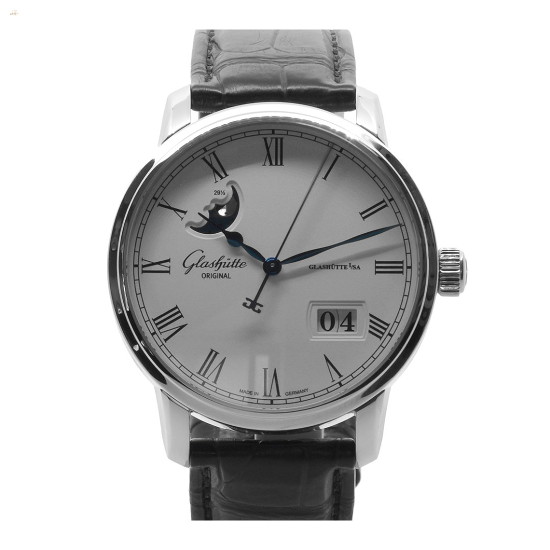 Original Glashütte Senator Panoramadatum Mondphase