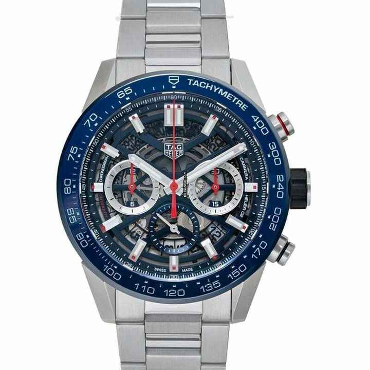 TAG Heuer Carrera CBG2A11.BA0654 - Carrera Calibre Heuer 02 Automatic Skeleton Dial Men's Watch </h1> 