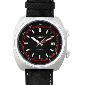  Longines Heritage L27954520 - Heritage Diver Automatic Black & Red Dial Men's Watch </h1> 