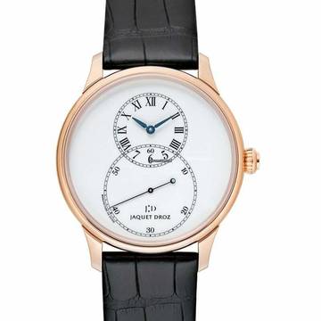  Jaquet-Droz Grande Seconde J003033204 - GRANDE SECONDE Automatic Ivory Dial 18K Rose Gold Men's Watch </h1> 