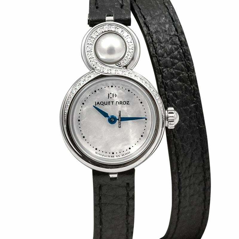 Jaquet-Droz Lady 8 J014600370 - LADY 8 Automatic Mother of Pearl Dial Steel Ladies Watch </h1>