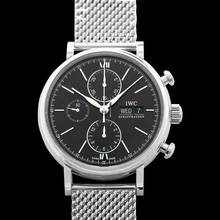 Thumbnail von IWC Portofino Chronograph IW391030 - Portofino Chronograph Automatic Black Dial Men's Watch </h1>