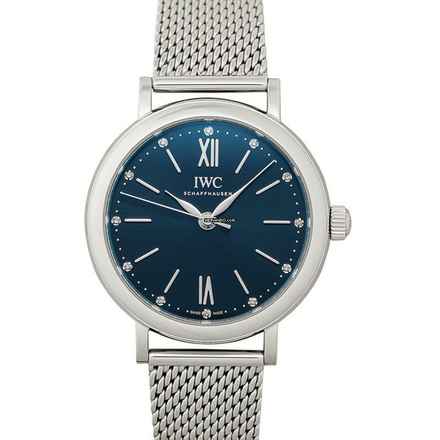  IWC Portofino Automatic IW357404 - Portofino Automatic Blue Dial Stainless Steel Ladies Watch </h1> 