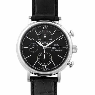  IWC Portofino Chronograph IW391029 - Portofino Chronograph Automatic Black Dial Men's Watch </h1> 