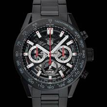 Thumbnail von TAG Heuer Carrera CBG2A90.BH0653 - Carrera Calibre Heuer 02 Automatic Black Skeleton Men's Watch </h1>