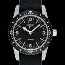 Thumbnail von Longines L28224569 - The Longines Skin Diver Automatic Black Dial Men's Watch </h1>