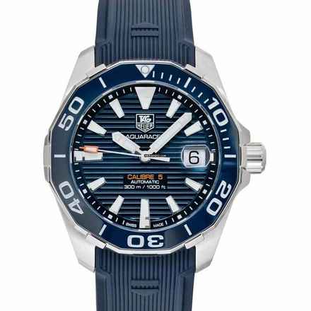  TAG Heuer Aquaracer 300M WAY211C.FT6155 - Aquaracer Calibre 5 Automatic Blue Dial Men's Watch </h1> 
