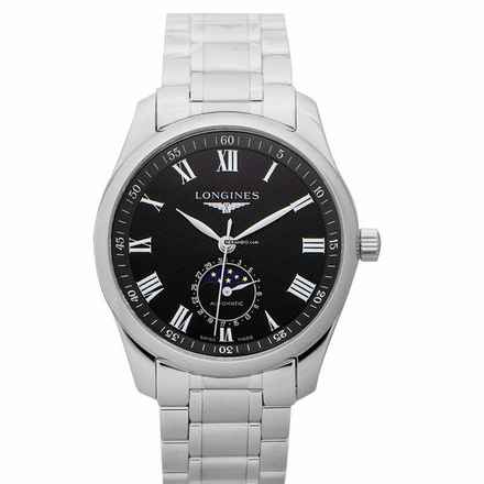  Longines Master Collection L29094516 - Master Collection Moonphase Automatic Black Dial Men's Watch </h1> 