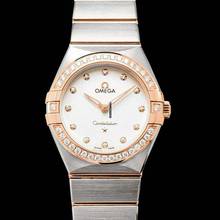 Thumbnail von Omega Constellation Quartz 131.25.28.60.52.001 - Constellation Manhattan Quartz 28 mm Quartz Silver Dial Sedna Gold </h1>