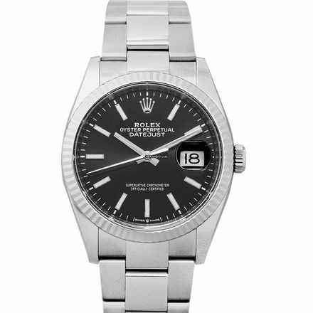  Rolex Datejust 36 126234 Black Oyster - Datejust 36 Black Index Oyster Watch </h1> 
