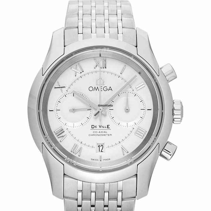  Omega De Ville Co-Axial 431.10.42.51.02.001 - De Ville Gents Co-Axial Chronograph 42 mm Automatic Silver Dial Stee </h1> 