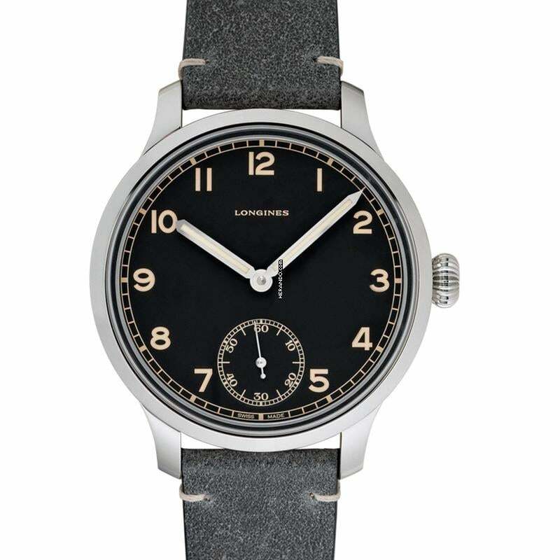 Longines Heritage L28264532 - Heritage Military Manual-winding Black Dial Men's Watch </h1>