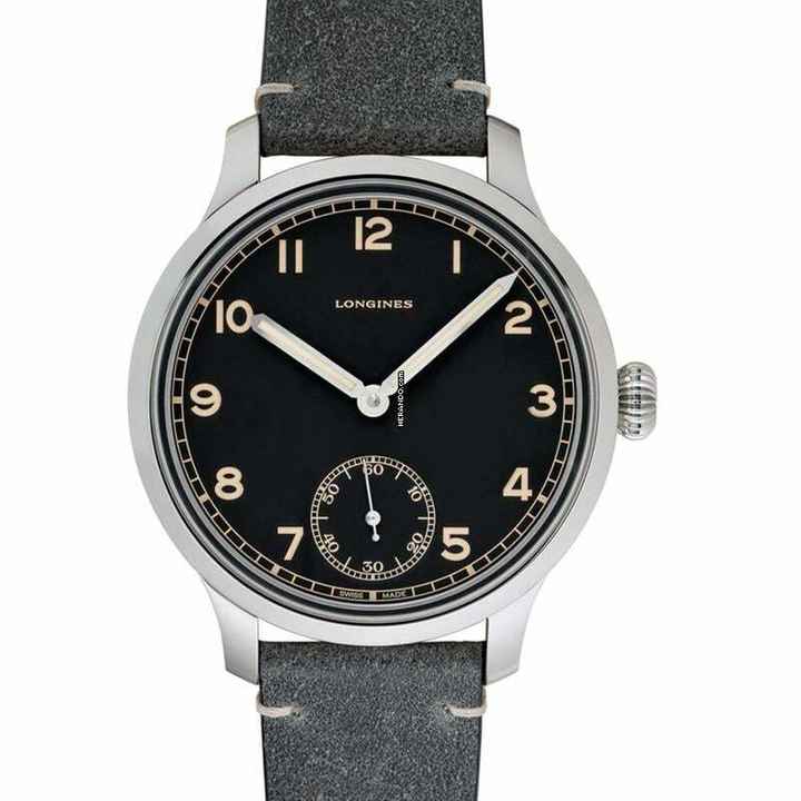  Longines Heritage L28264532 - Heritage Military Manual-winding Black Dial Men's Watch </h1> 