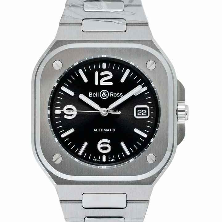  Bell & Ross BR 05 BR05A-BL-ST/SST - Instruments Automatic Black Dial Steel Men's Watch </h1> 