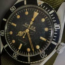 Thumbnail von Rolex Submariner (No Date) 6536-1 Red Depth 1955 mit Papiere </h1>