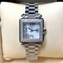Thumbnail von Chopard Happy Sport 27mm Steel 7 Floating DIAMONDS ~2.5TCW Diamond Watch </h1>