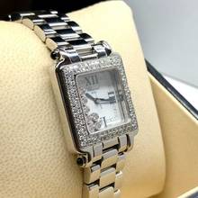 Thumbnail von Chopard Happy Sport 27mm Steel 7 Floating DIAMONDS ~2.5TCW Diamond Watch </h1>