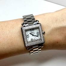 Thumbnail von Chopard Happy Sport 27mm Steel 7 Floating DIAMONDS ~2.5TCW Diamond Watch </h1>